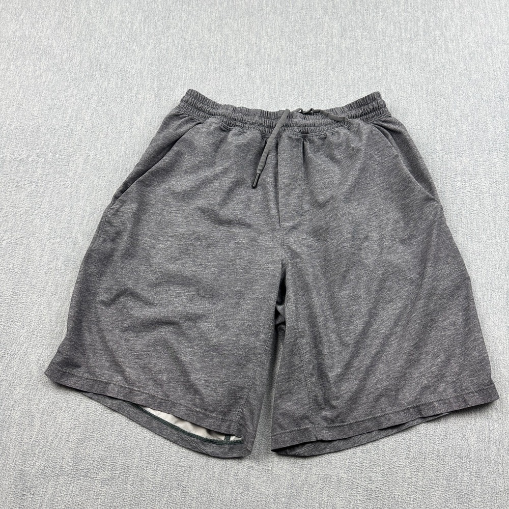 Lululemon Shorts Men Medium Gray Pace Breaker 9" Linerless‎ Drawstring Athletic